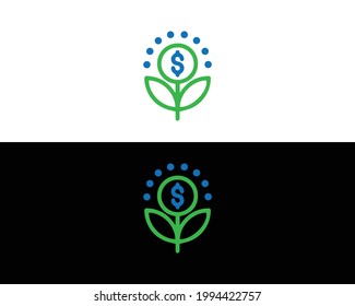 Green Business Logo Maker And Finance Logos And Credit logo