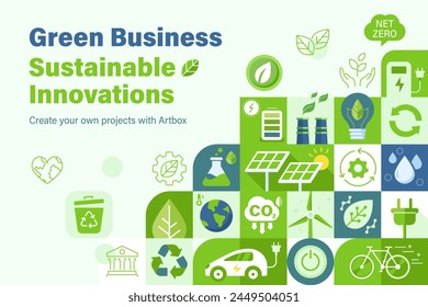 Green Business Sustainble Innovation Background