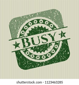 Green Busy rubber seal