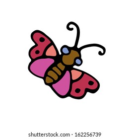 Green butterfly icon.