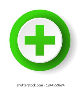 513 Green Medical Cross With Gradient Images, Stock Photos & Vectors 