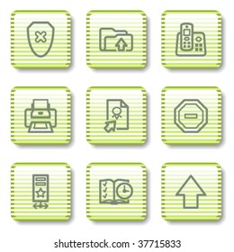 Green button with icon 4