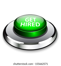 A green button with the words Get Hired on it 
