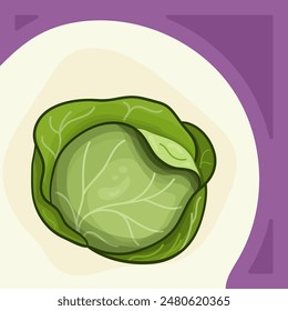 Green cabbage square templates for social media posts. Design for kale day, healthy food health day. Green, purple Liquid stains with transparency. Post design template for harvest, vegetables.