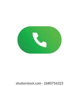 Icono de contacto de Botón de llamada verde