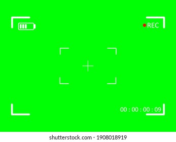 Green Screen Chromakey Background Blank Green Stock Vector (royalty 