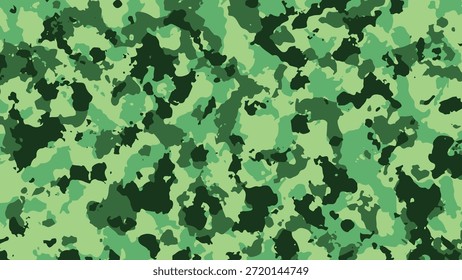 Fondo abstracto de camuflaje verde patrón de camuflaje