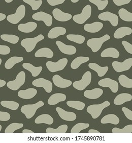 Green Camouflage abstract seamless pattern background suitable for fashion textiles, graphics