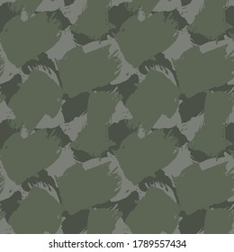 Green Camouflage abstract seamless pattern background suitable for fashion textiles, graphics
