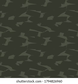 Green Camouflage abstract seamless pattern background suitable for fashion textiles, graphics