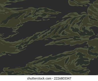 Green camouflage army disguise texture, seamless pattern, modern stylish background.