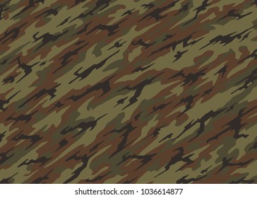 Green camouflage pattern