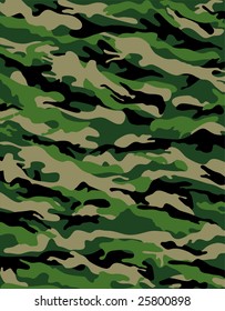 Green Camouflage Pattern