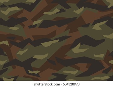 green camouflage pattern. Vector background