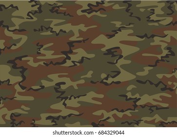 green camouflage pattern. Vector background