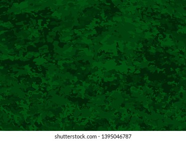 Green camouflage texture with a protective pattern.