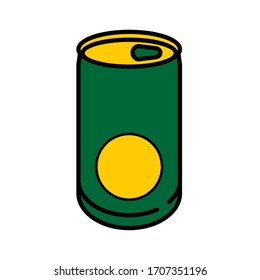 Green Can for put a logo 