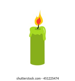 green candle icon