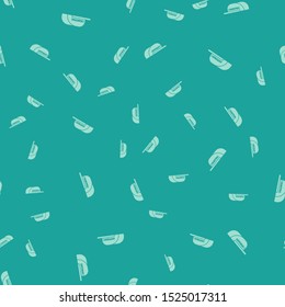Green Cap with inscription director icon isolated seamless pattern on green background.  Vector Illustration