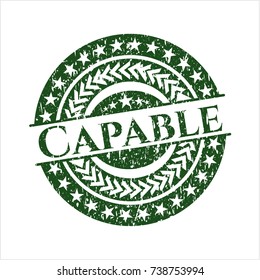 Green Capable distress rubber texture