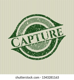 Green Capture distress rubber texture