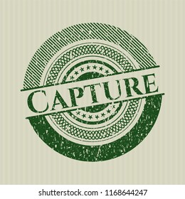 Green Capture with rubber seal texture