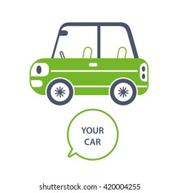 Green car icon.