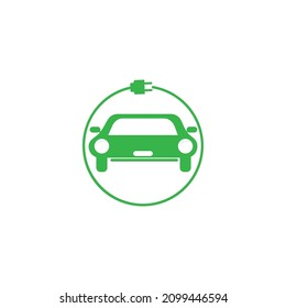 Vector de icono de coche verde