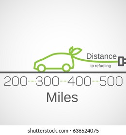 Green Car infographics.