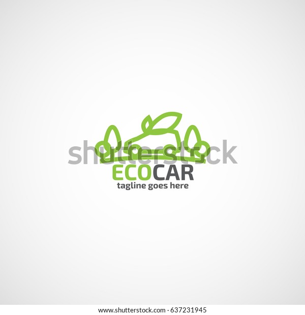 Green Car and Leaf\
logo.