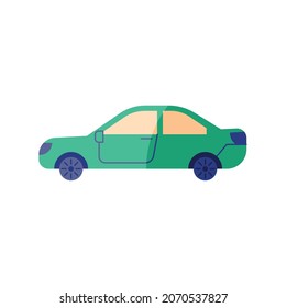green car vehicle transport icon