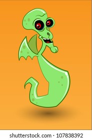 green caracters