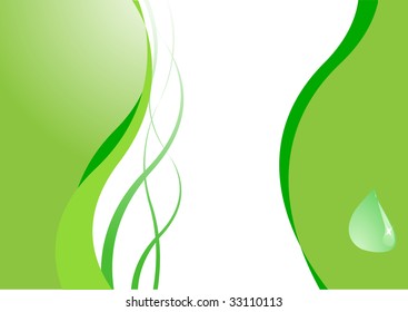 Green card - ecological concept