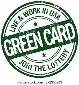 Green Card Stamp