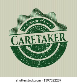 Green Caretaker distress rubber texture