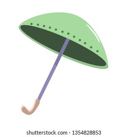 Green Cartoon Umbrella Stock Vector (Royalty Free) 1354828853 ...