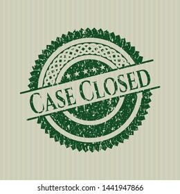 Green Case Closed rubber seal