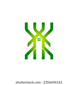 Green Castle House Logo Design