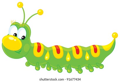 green caterpillar