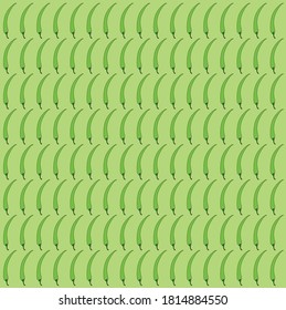 Green cayenne peppers pattern on light green background