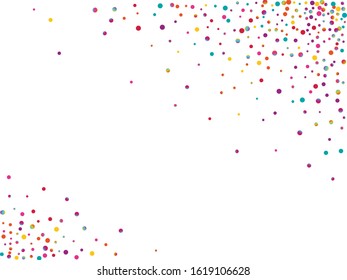 Green Celebrate Dust Texture. White Celebrate Splash Backdrop. Happy Banner. Carnaval Rainbow Invitation.