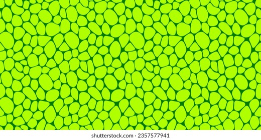 Green cells repeated backdrop. Fresh greenary seamless pattern. Vegetarian template wallpaper. Seeds vector illustration for agro, eco, organic designs and cards. voronoi endless backdrop