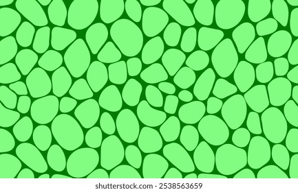 Green cells vector background. Leaf structure close up illustration. Fresh greenery template backdrop. Plant texture for organic, eco, agro and scientific design, biology wallpaper