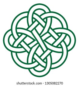 green celtic knot