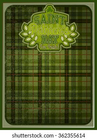Green Celtic Saint Patricks Day Design Template