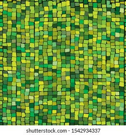 Green ceramic tile mosaic seamless pattern