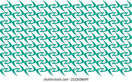 Green chain pattern. Repeated motives. Minimalist pattern design. Can be used for posters, brochures, postcards, and other printing needs. Vector illustration
