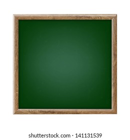 Green Chalk Board With Gradient Mesh, Vector Illustration
