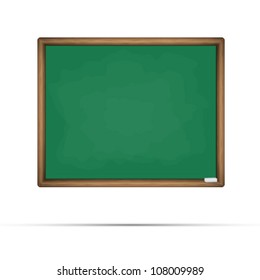 green chalkboard