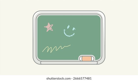 Blackboard ícone vetorial, estudar, aprender.